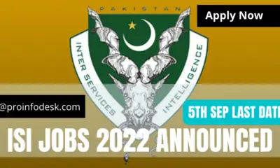 ISI jobs 2022