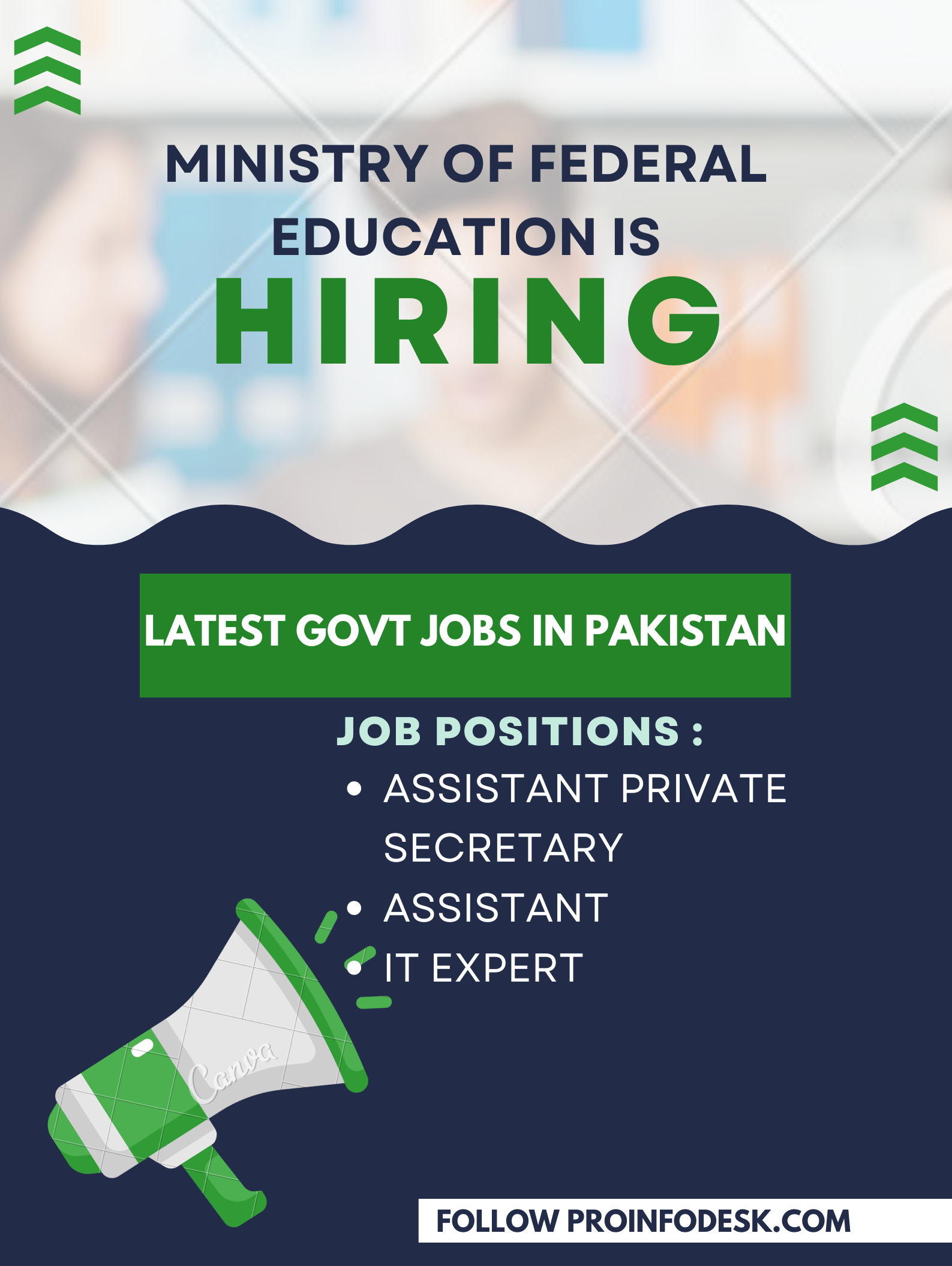 Latest govt jobs in Pakistan