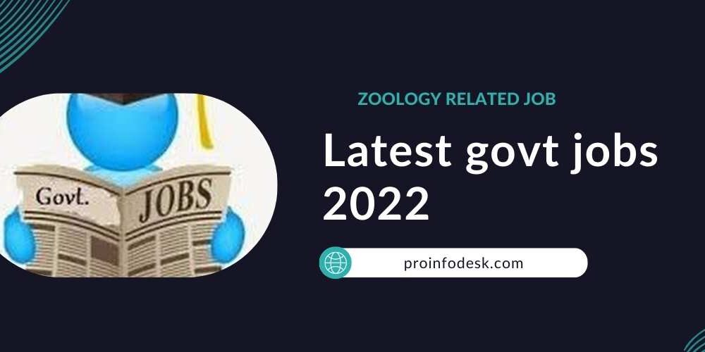 latest govt jobs 2022