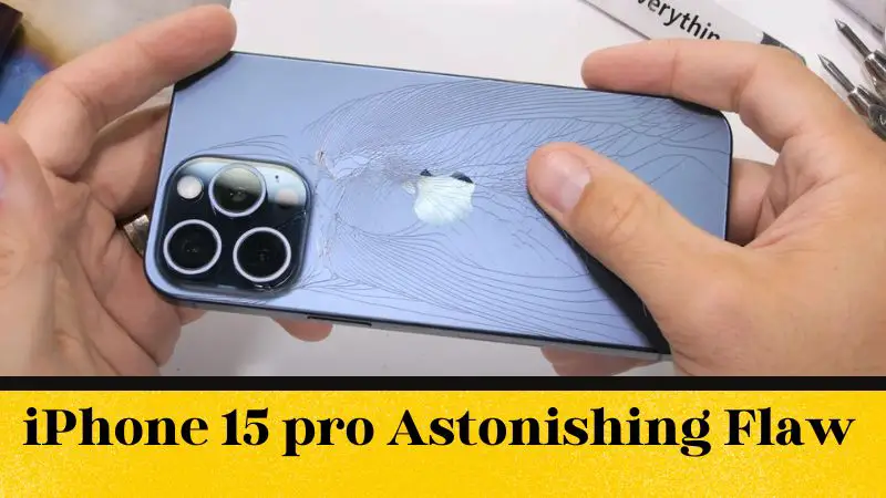 iPhone 15 pro glass break