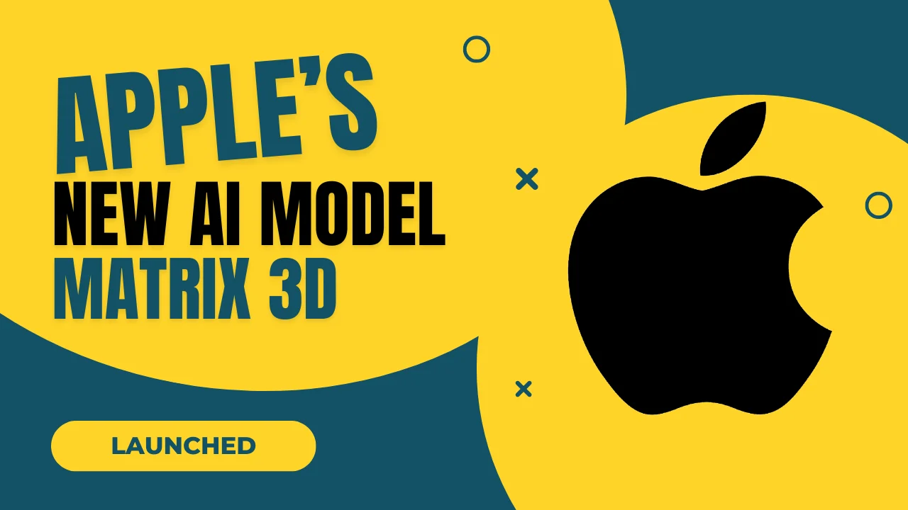 Apple New AI Model Matrix 3D