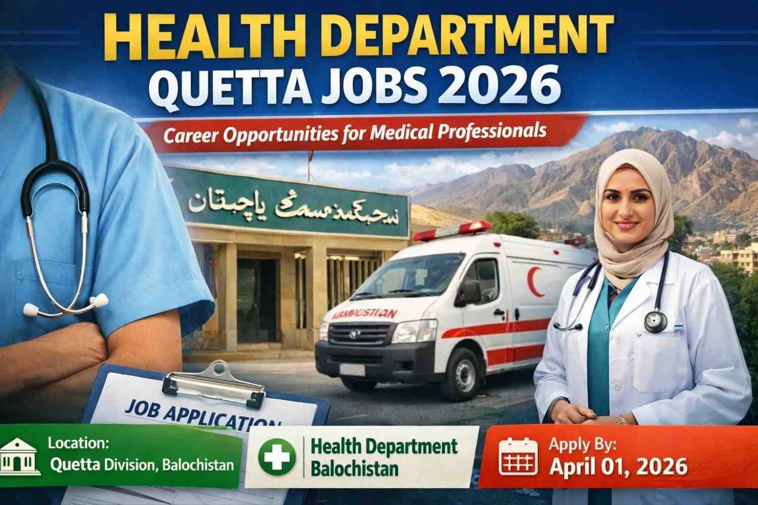 Health Department Quetta Jobs 2026 – Career Opportunities for Medical Professionals