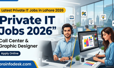 Private IT Jobs in Lahore 2026 Call Center and Graphic Designer Positions