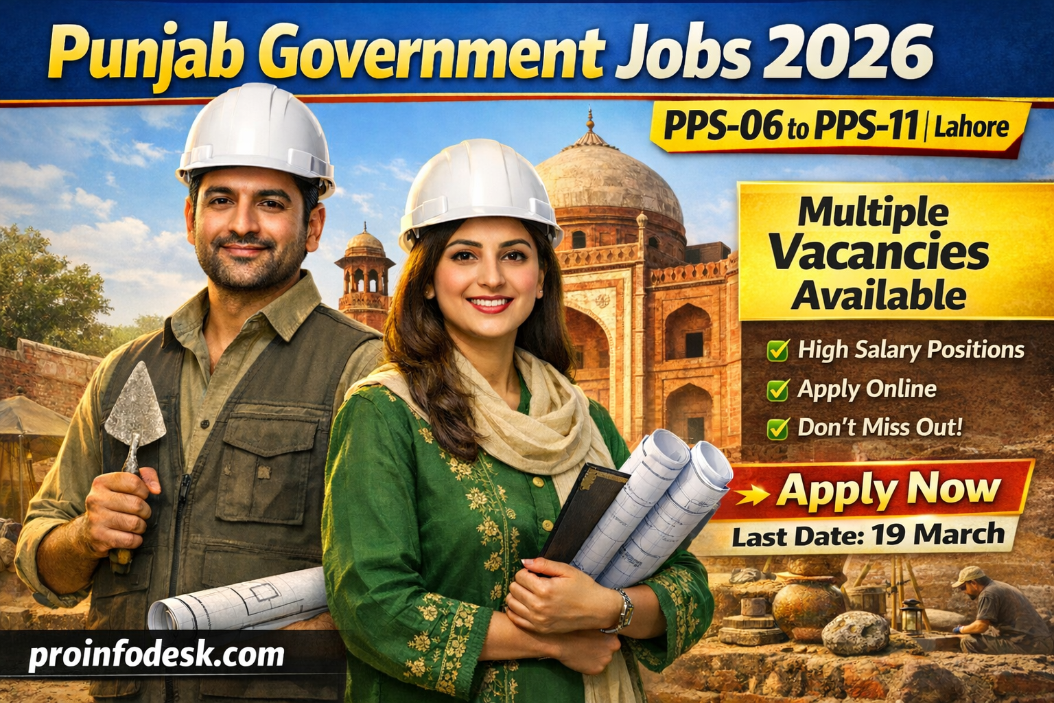 Official job advertisement for Government Jobs in Punjab Pakistan 2026,