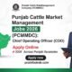 Punjab Cattle Market Management PCMMDC jobs 2026 Chief Operating Officer apply online