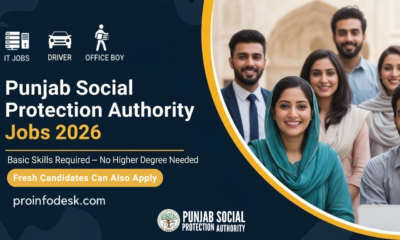 Punjab Social Protection Authority Jobs 2026 advertisement for PSER vacancies in Lahore