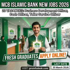 MCB Islamic Bank new jobs in Punjab 2026 apply online guide