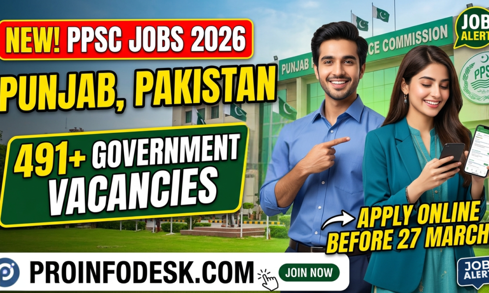 Alt Text: Latest PPSC Jobs 2026 in Punjab apply online before 27 March