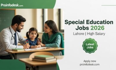 Special Education Department Lahore Jobs 2026 advertisement