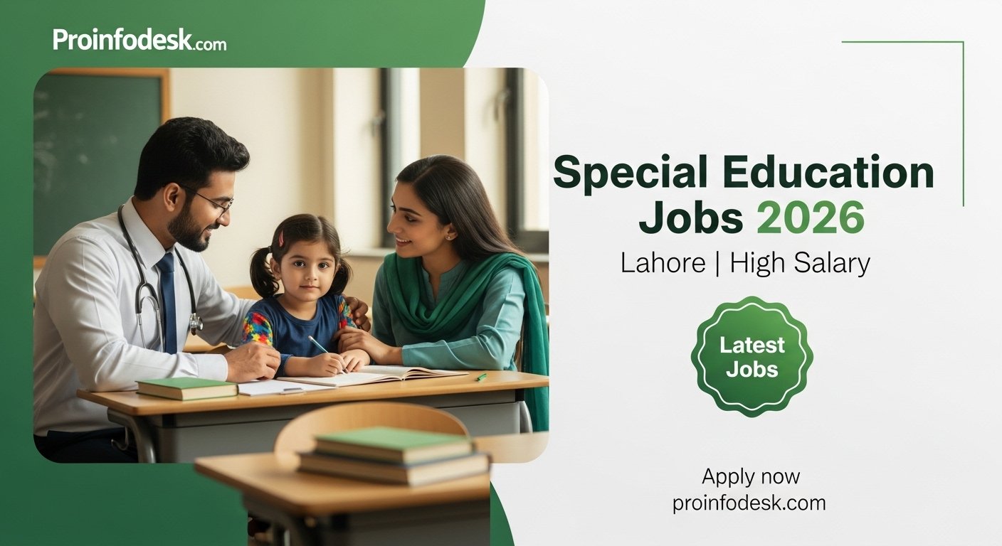 Special Education Department Lahore Jobs 2026 advertisement