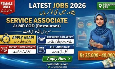 Customer Service Representative Jobs in Peshawar 2026 | CSR Jobs Pakistan | Pro Infodesk