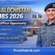 FC Balochistan Admin Officer Job 2026 – Apply Now