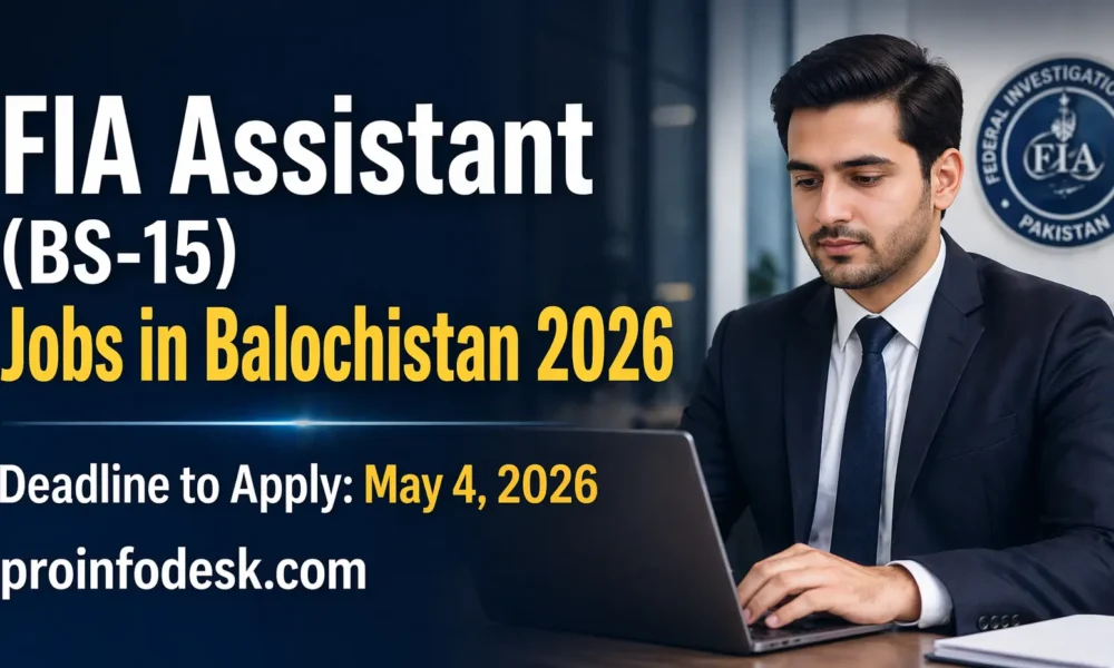 FIA Assistant (BS-15) Jobs 2026 Balochista