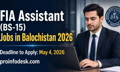 FIA Assistant (BS-15) Jobs 2026 Balochista
