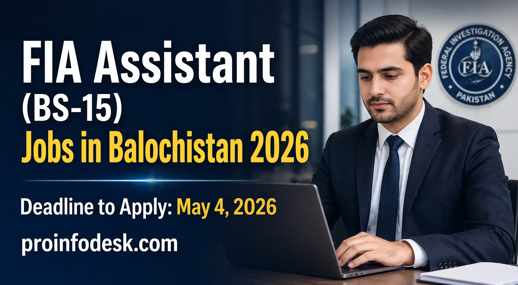 FIA Assistant (BS-15) Jobs 2026 Balochista