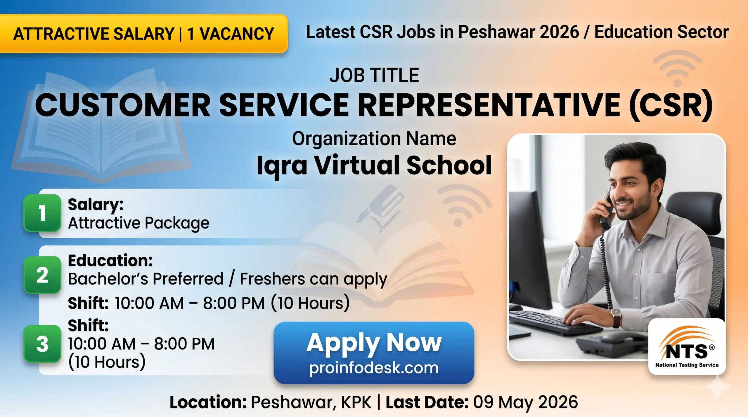 Iqra Virtual School CSR Jobs in Peshawar 2026