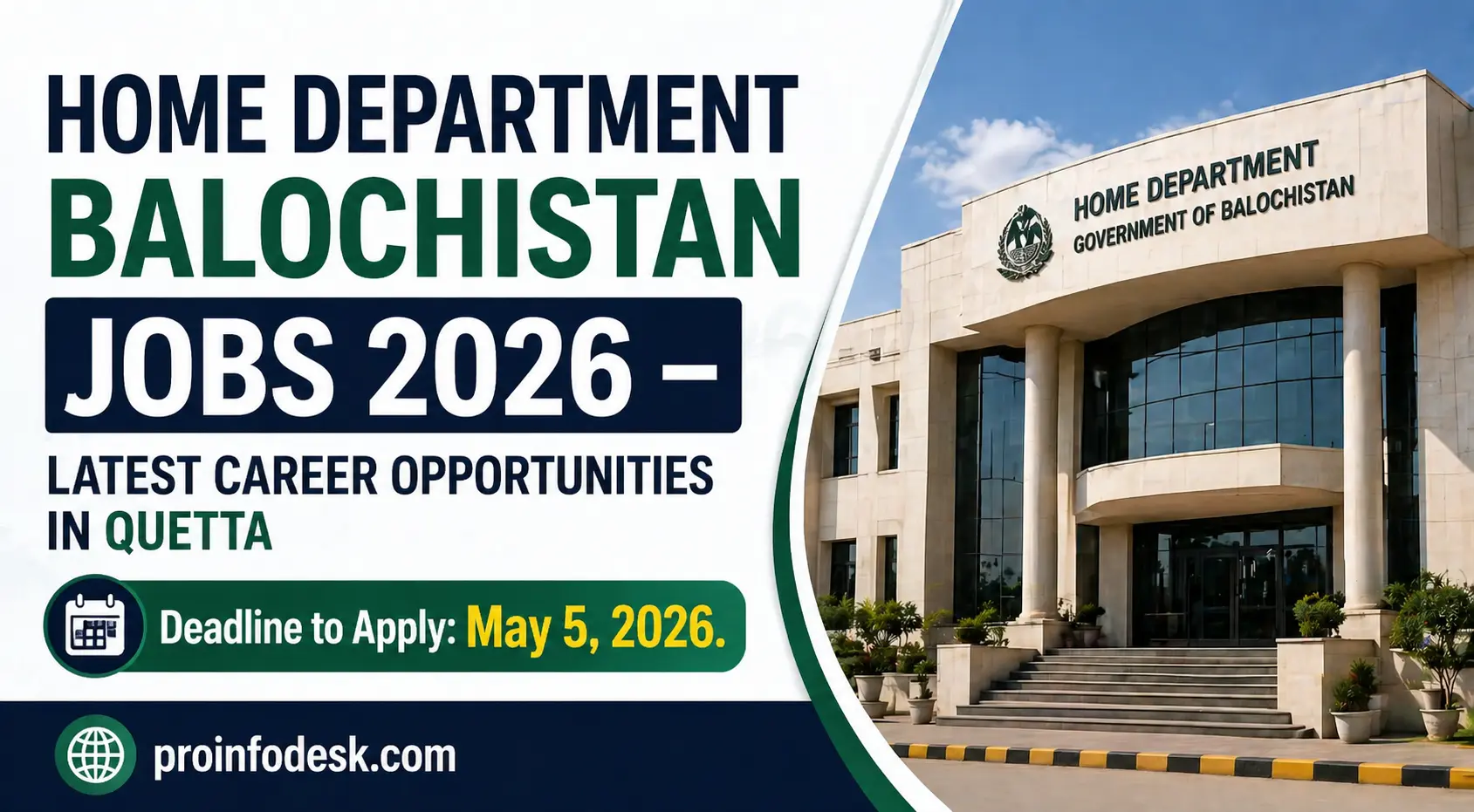 Home Department Balochistan Jobs 2026