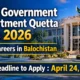 Local Government Department Quetta Jobs 2026