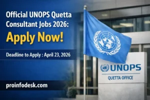 UNOPS Quetta Consultant Jobs 2026