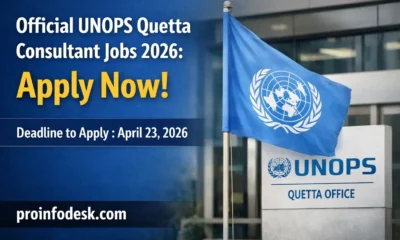 UNOPS Quetta Consultant Jobs 2026