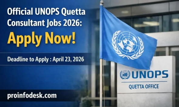 UNOPS Quetta Consultant Jobs 2026