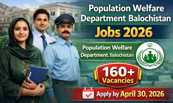 Population Welfare Department Balochistan Jobs 2026