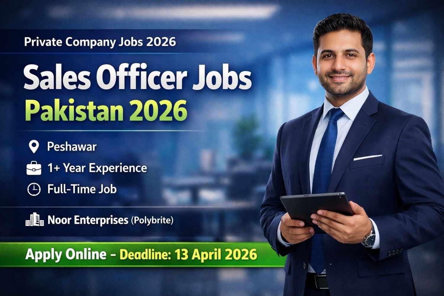 Sales Officer Jobs in Pakistan 2026