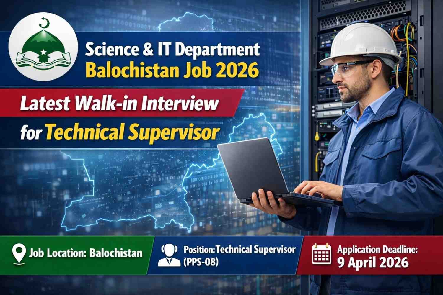 Science And IT Department Balochistan Job 2026