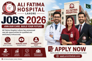 jobs in lahore ali fatima hospital