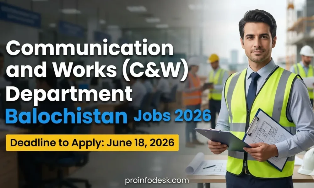 C&W Department Balochistan Jobs 2026