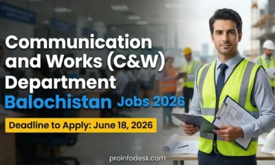 C&W Department Balochistan Jobs 2026
