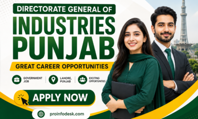 Directorate General of Industries Punjab Jobs 2026