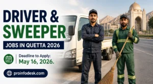 Driver & Sweeper Jobs in Quetta 2026