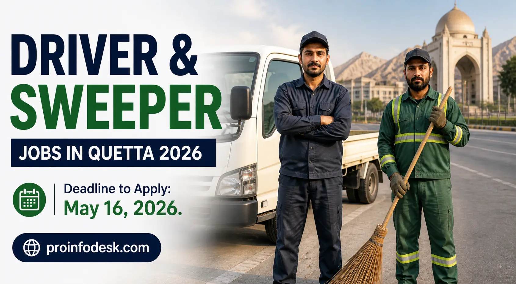Driver & Sweeper Jobs in Quetta 2026