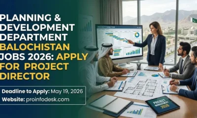 Planning & Development Department Balochistan Jobs 2026
