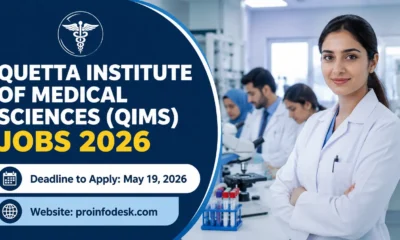 Quetta Institute Of Medical Sciences QIMS Jobs 2026