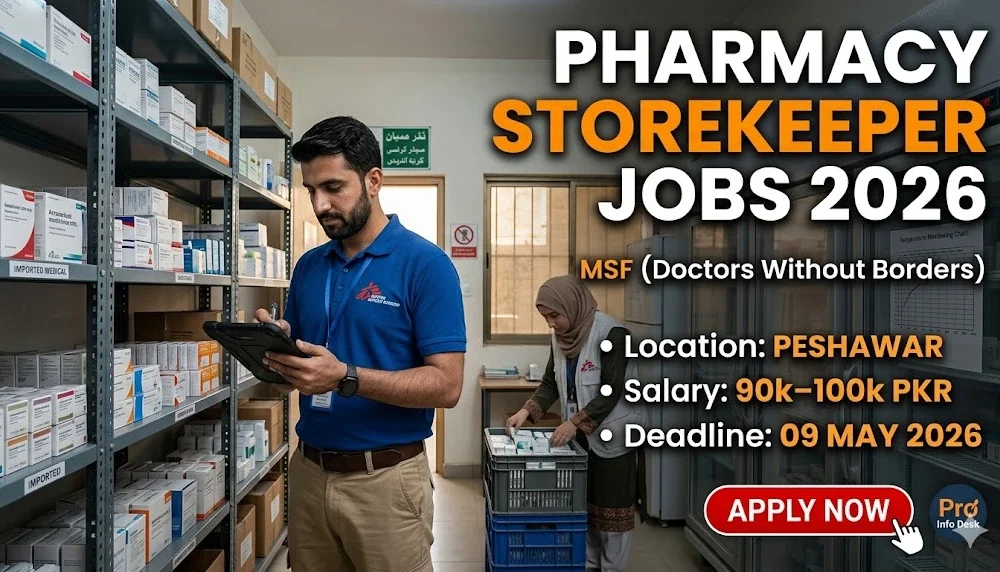 Pharmacy Storekeeper Jobs in Peshawar 2026