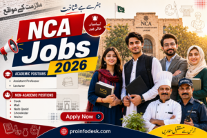 National College of Arts (NCA) jobs