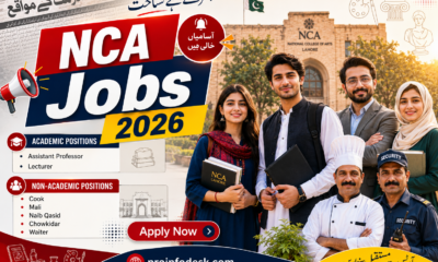 National College of Arts (NCA) jobs