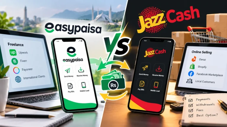 Easypaisa vs JazzCash Freelancer Guide