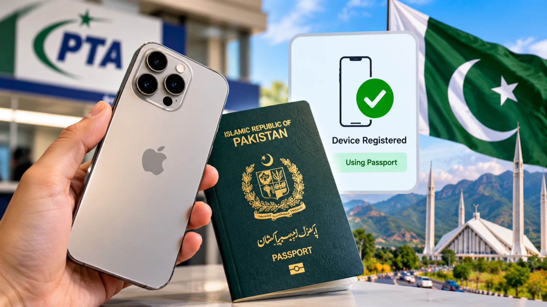 Iphone in pakistan registration without CNIC