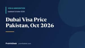 Dubai Visa Price in Pakistan (October 2026): 30 and 60-Day Fees