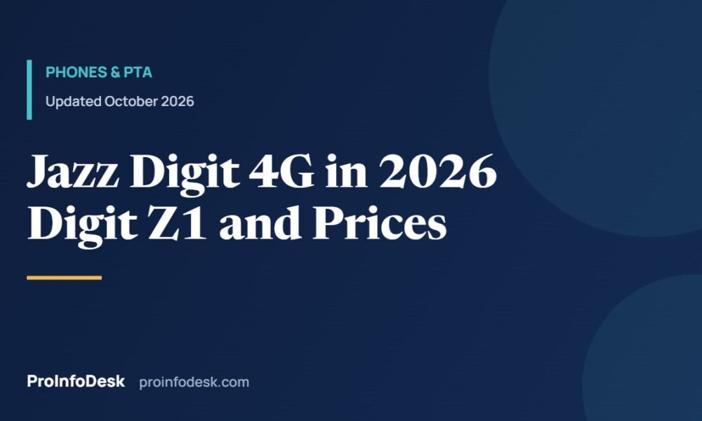 Jazz Digit 4G Phones in 2026: What Happened, Digit Z1 and Prices