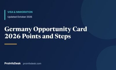 Germany Opportunity Card 2026: Points, Blocked Account, How to Apply