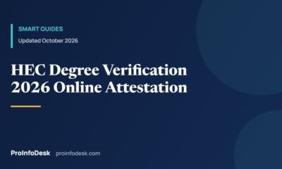 HEC Degree Verification 2026: Online Attestation, Fee and Steps