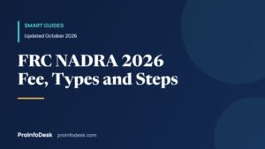 FRC NADRA 2026: Family Registration Certificate Fee, Types and Steps