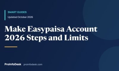 How to Make an Easypaisa Account in 2026 (App, Biometric and Limits)