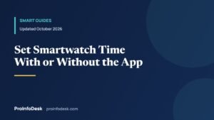 How to Set Time on a Smartwatch Without an App (All Common Brands)