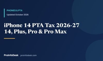 iPhone 14 PTA Tax 2026–27: 14, 14 Plus, 14 Pro and 14 Pro Max