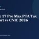 iPhone 17 Pro Max PTA Tax in Pakistan 2026: Passport vs CNIC